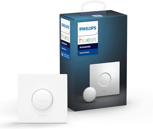 Philips Hue Smart Button für Hue Lichtsysteme, smarter Dimmer zur...