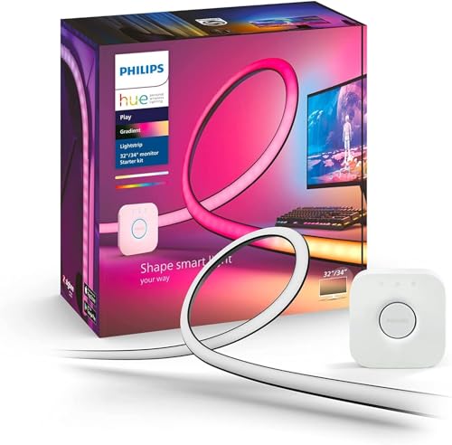 Philips Hue Color & White Ambience Play Gradient, PC Lightstrip für...