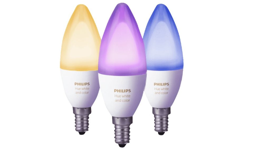 3er Pack Philips Hue E14 oder GU10 Color Bluetooth Lampen im Angebot