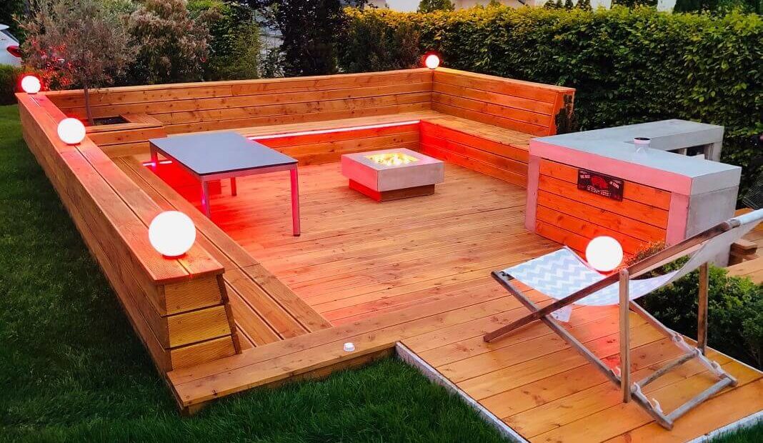 Philips Hue Leserprojekt Traumhafte GartenSitzlounge aus