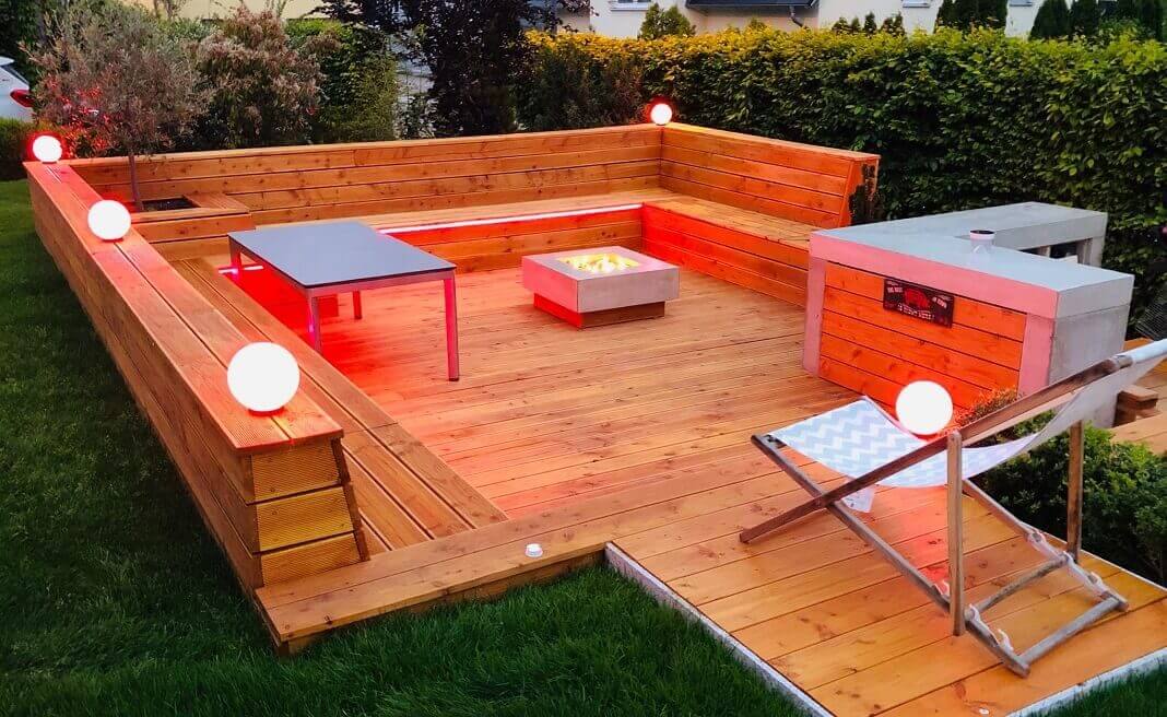 Philips Hue Leserprojekt Traumhafte GartenSitzlounge aus